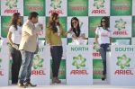 Raveena Tandon, madhoo Shah, Sakshi Tanwar, Rituparna Sengupta at Ariel world record attempt in Andheri Sports Complex, Mumbai on 11th Feb 2014